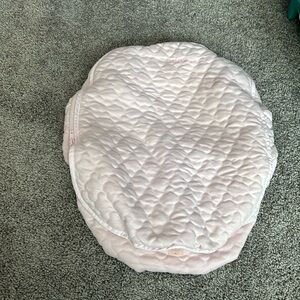 Carter’s car seat, cover, pink, soft and fuzzy on the inside